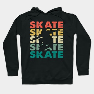 Skateboarding  Retro Skateboarder Hoodie